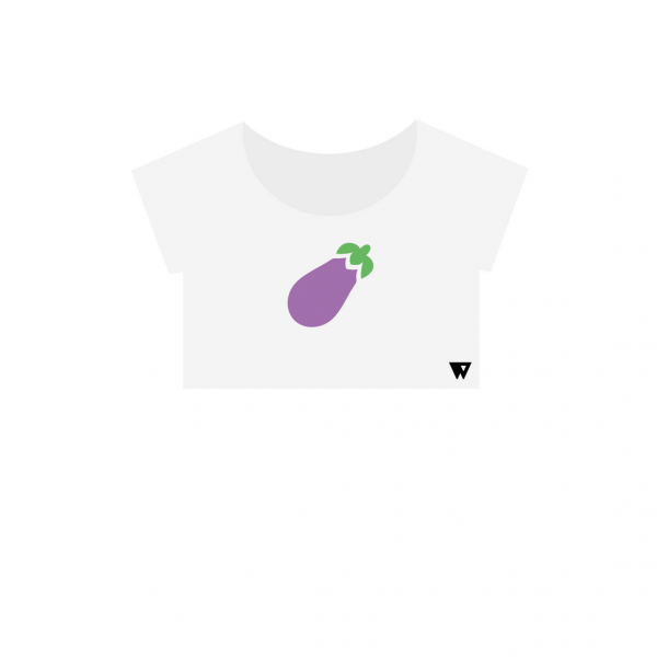 Crop Top Eggplant | Wuzzee