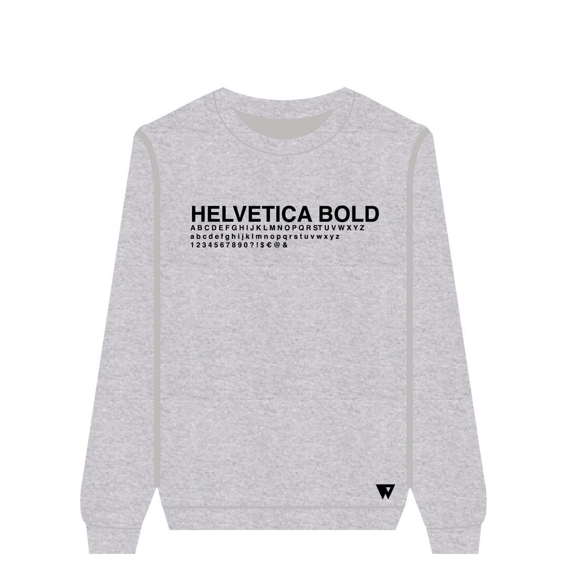 Sweatshirt Helvetica Bold | Wuzzee
