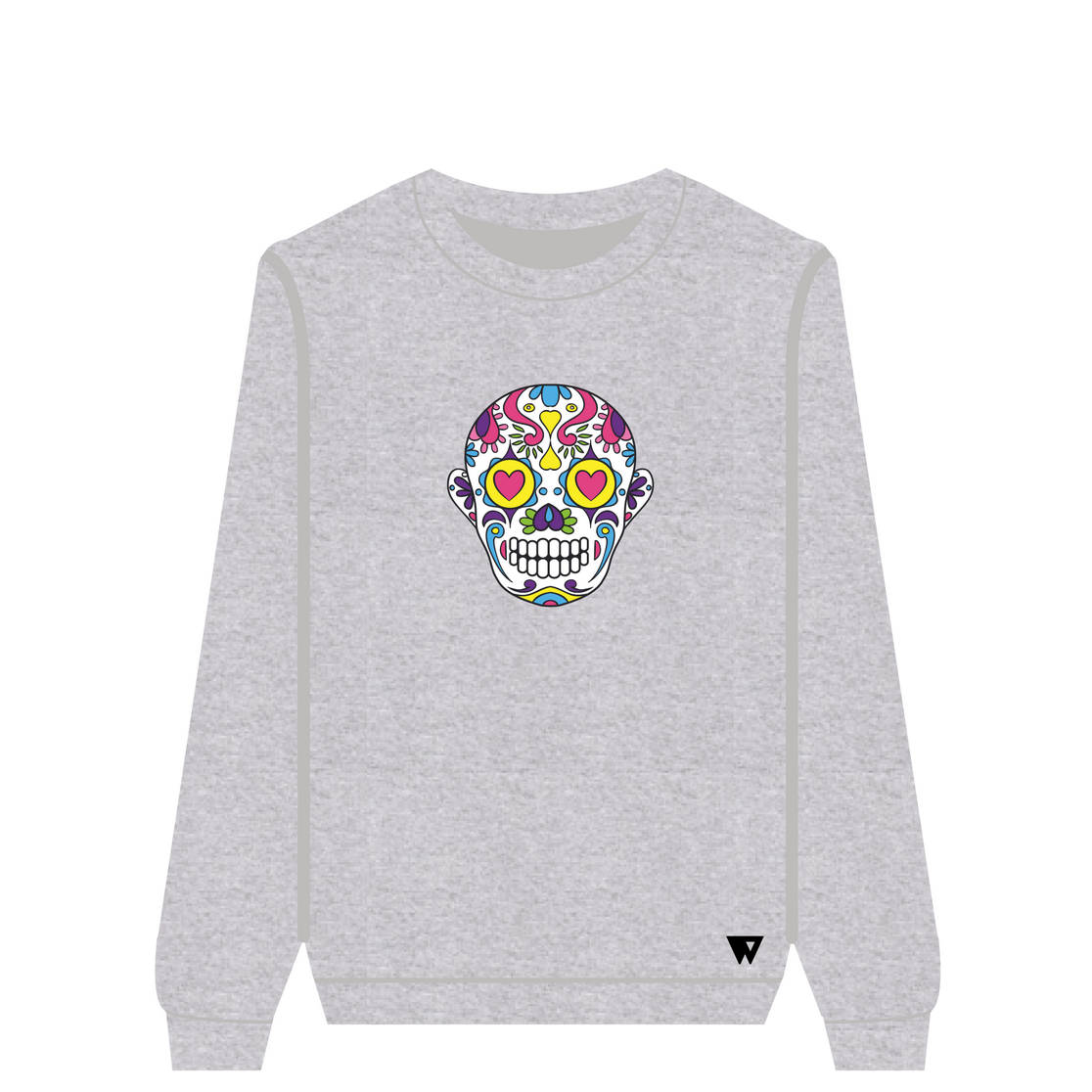 Sweatshirt Love Skull | Wuzzee