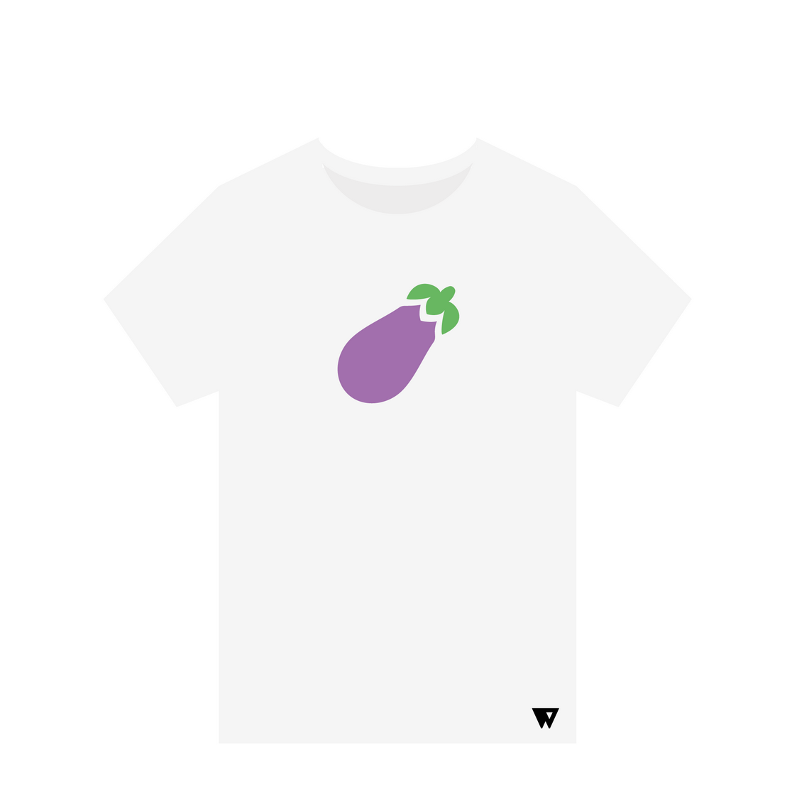 T-Shirt Eggplant | Wuzzee